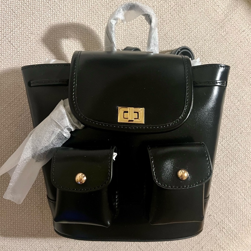 J. Crew Small Leather Backpack